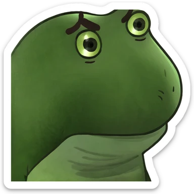 White girl with wavy dark brown hair sticker