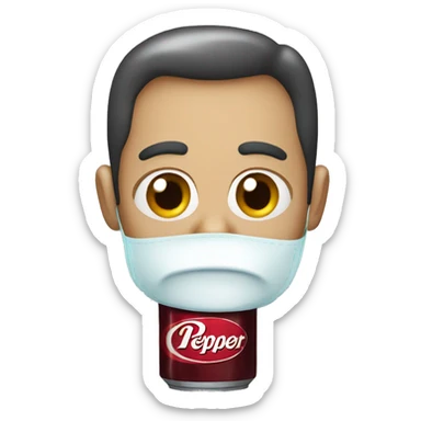 Dr.pepper can  sticker