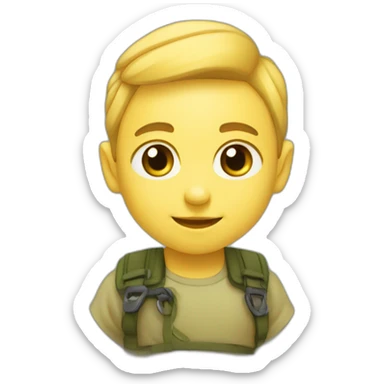 The baby of Python and Node.js sticker