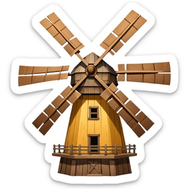 Windmill sticker