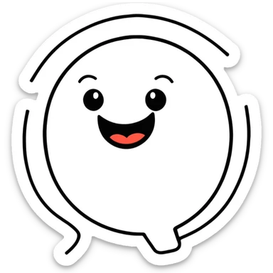 laughing face pulsating sticker