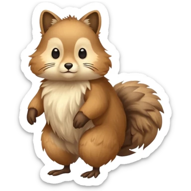 Columbia Basin Pygmy Rabbit (Sylvilagus idahoensis) (full  sticker