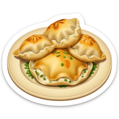 pierogie food emoji sticker