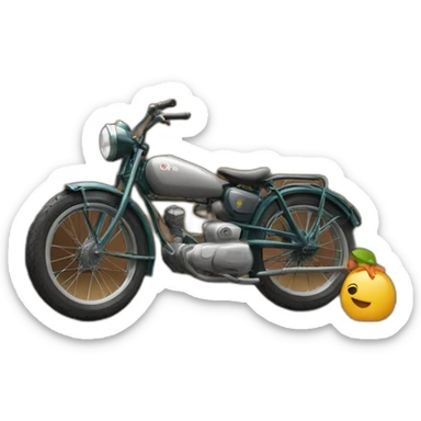 bikes in a shed sticker