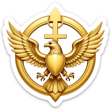 dominus' emblem holy  sticker