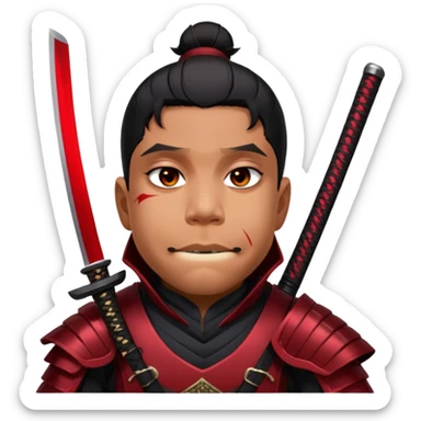 Fierce Samurai sticker