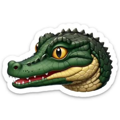 jacaré de luto sticker