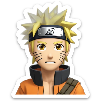 Naruto Shippuden sage mode tout le corps sticker