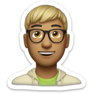 Bad bunny singer  sticker