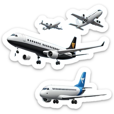 airport, planes sticker