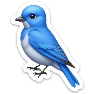 Mountain bluebird sticker