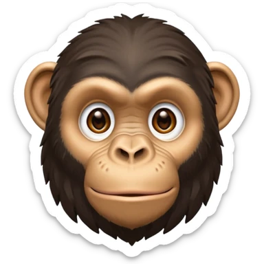 Chimpanzee sticker
