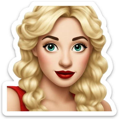 Tessa Francis Netting is an actress, YouTuber, host, and all around geek. She began her professional career donning a tutu onstage in the Original Broadway BLONDE. red lipstick sticker