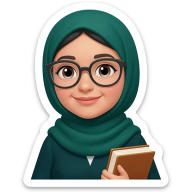 hijab teacher sticker