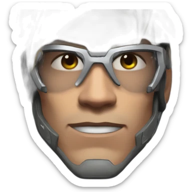 Soldier 76 overwatch 2 sticker