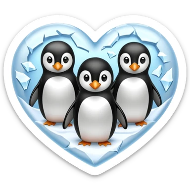 Susunkan aku emoji yang ada di game whiteout survival menjadi sebuah gambar love sticker