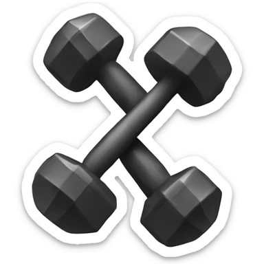 dumbbell sticker