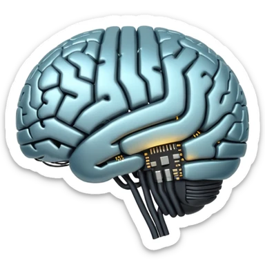 a second brain connected to a project sticker