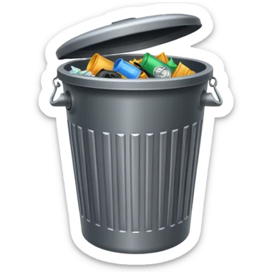 trash can sticker