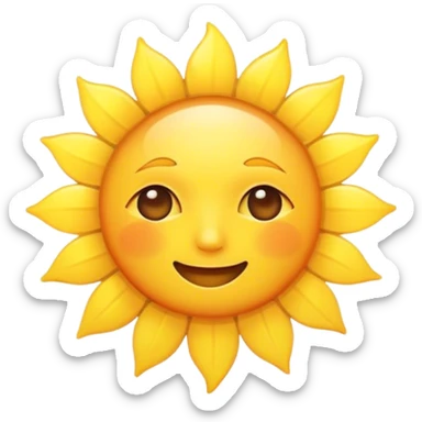 Sunshine sticker