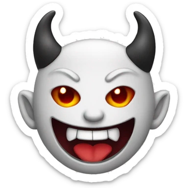 smiling devil emoji sticker