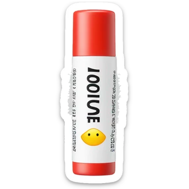 lip balm with label sticker
