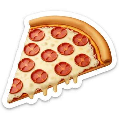 Faccia di cane pizza sticker