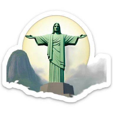 Cristo redentor sticker