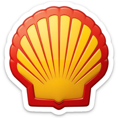 Shell petroleum logo sticker