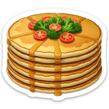 fried veggie pancake sticker