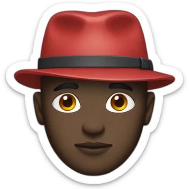 skinhead with hat sticker