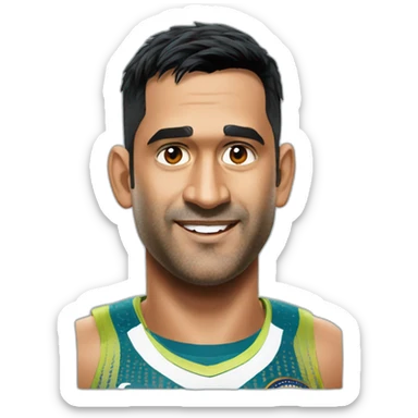 Ms dhoni sticker