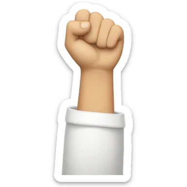 Hands above head up surrender  sticker