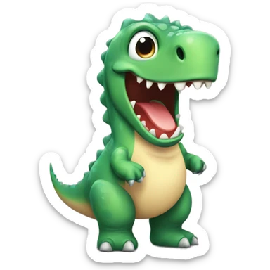 Wery happy dino sticker