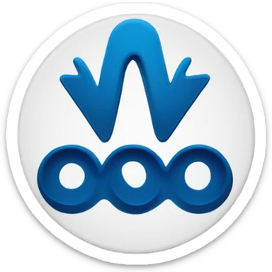 Blue check mark with a circular blue sticker