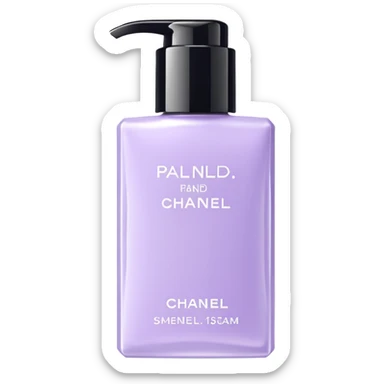 Pale Purple Hand Cream Chanel sticker