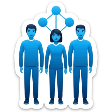 Staff team logo sticker