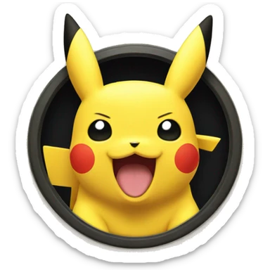 Pikachu sticker