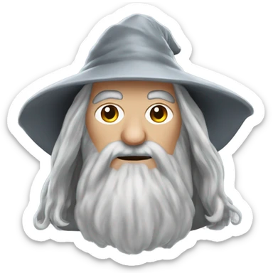 Gandalf the gray  sticker