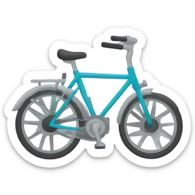 Static bike sticker