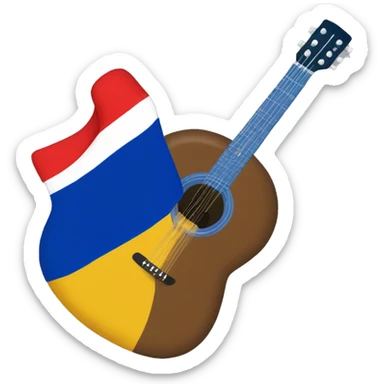 Baltic German Russian Métis Country Punk sticker