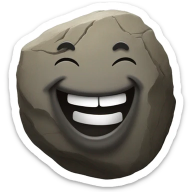 Laughing rock  sticker