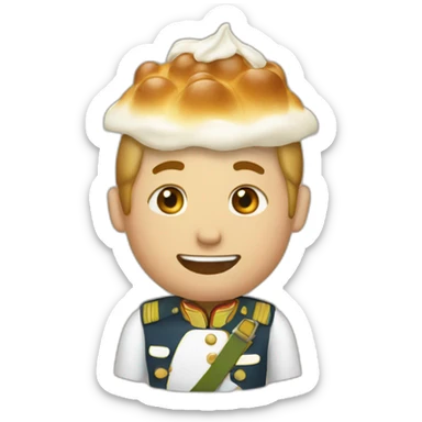 Corps personne en brioche  sticker