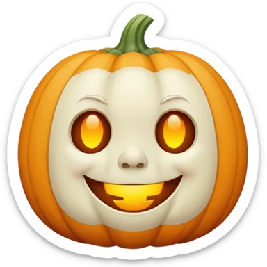 Dwarf White Pumpkin sticker