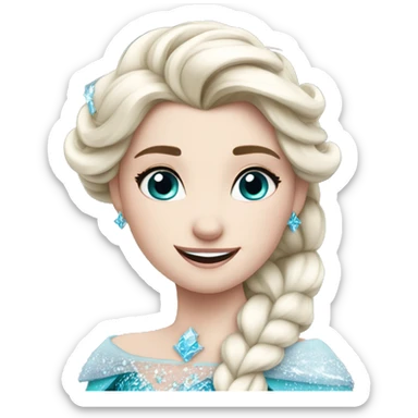 Princesse Elsa sticker