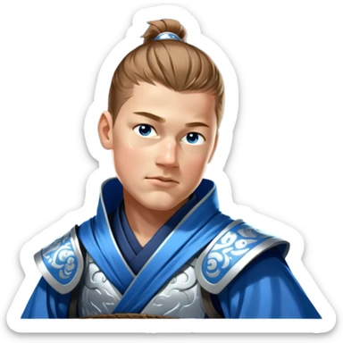 Moonlit Samurai sticker