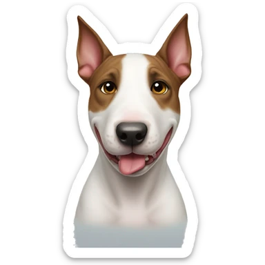 Bull terrier innamorato  sticker
