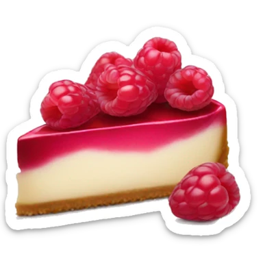 raspberry cheesecake  sticker