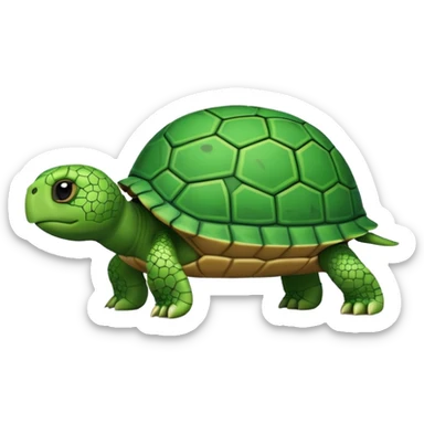 make a little turtle out of the letters PD (my initials) for my logo for my personal website, make it super super minimalistic and the letters need to be integrated into the body of the turtle sticker