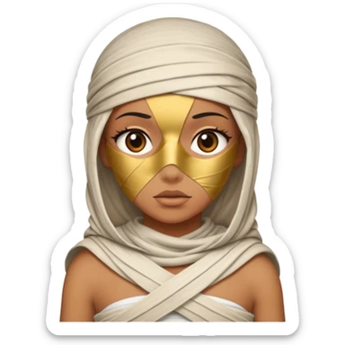mummy girl sticker